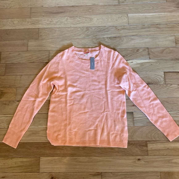 J.Crew Cashmere Sweater in Pale Guava NWT - Picture 7 of 7